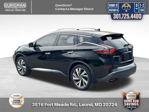 Magnetic Black Pearl 2019 Nissan Murano SL