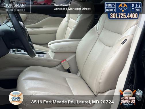 Magnetic Black Pearl 2019 Nissan Murano SL