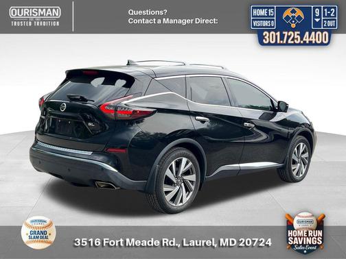 Magnetic Black Pearl 2019 Nissan Murano SL