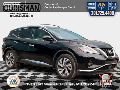 Magnetic Black Pearl 2019 Nissan Murano SL