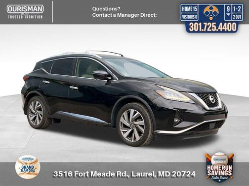 Magnetic Black Pearl 2019 Nissan Murano SL