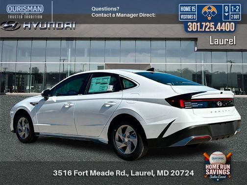 Serenity White 2026 Hyundai SONATA SE