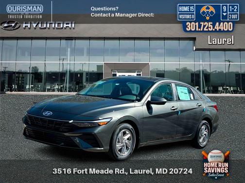 Gray 2026 Hyundai ELANTRA SE