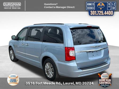 Crystal Blue Pearlcoat 2016 Chrysler Town & Country Touring-L