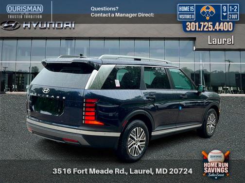 Pacific Sapphire 2026 Hyundai Palisade Hybrid Blue SEL Premium 8P