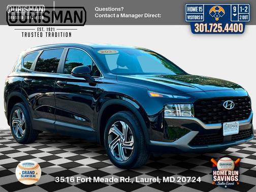 Twilight Black 2023 Hyundai SANTA FE SE