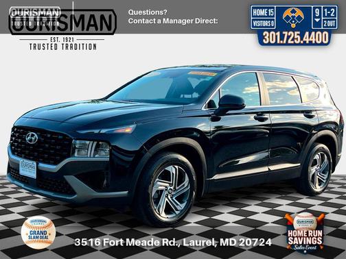 Twilight Black 2023 Hyundai SANTA FE SE