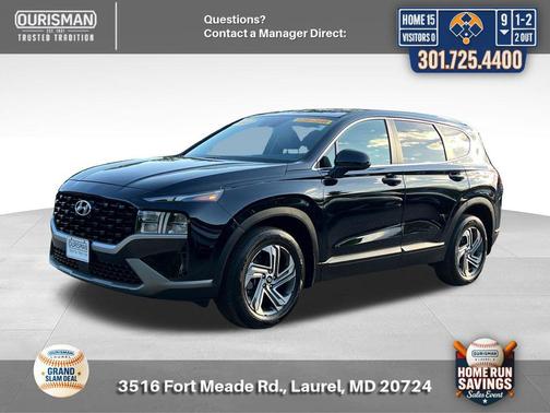 Twilight Black 2023 Hyundai SANTA FE SE
