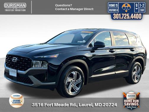 Twilight Black 2023 Hyundai SANTA FE SE