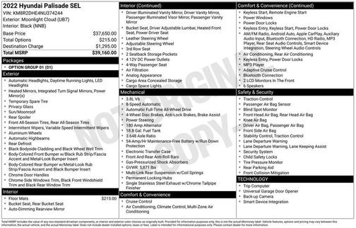 2022 Hyundai PALISADE SEL
