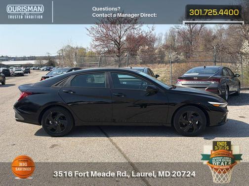 Abyss Black 2026 Hyundai ELANTRA HEV SEL Sport