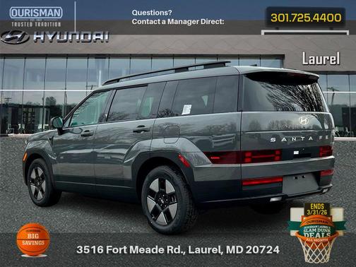 Gray 2026 Hyundai SANTA FE SEL 2.4