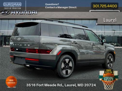 Gray 2026 Hyundai SANTA FE SEL 2.4