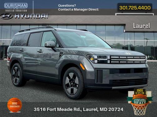 Gray 2026 Hyundai SANTA FE SEL 2.4