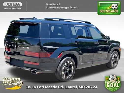 Phantom Black 2025 Hyundai SANTA FE SEL 2.4