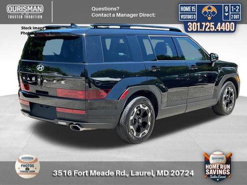 Phantom Black 2025 Hyundai SANTA FE SEL 2.4