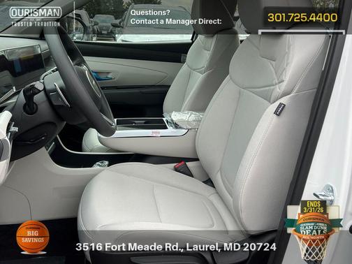 Creamy White Pearl 2026 Hyundai TUCSON Hybrid Blue SE