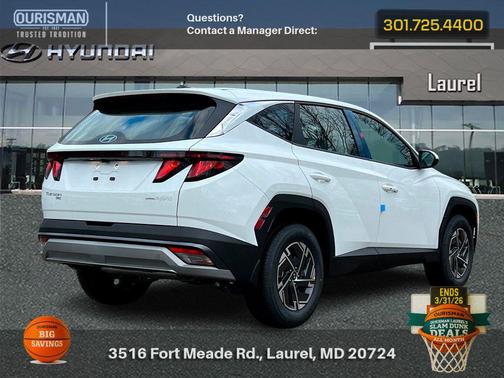 Creamy White Pearl 2026 Hyundai TUCSON Hybrid Blue SE