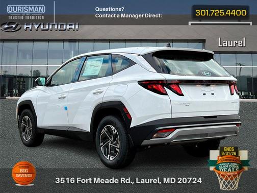 Creamy White Pearl 2026 Hyundai TUCSON Hybrid Blue SE