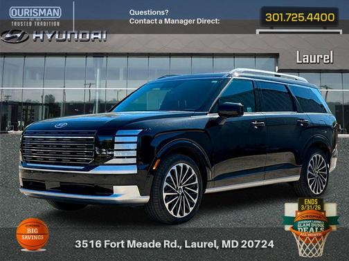 Abyss Black 2026 Hyundai PALISADE Calligraphy