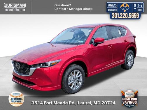 Red Crystal 2025 Mazda CX-5 2.5 S Select Package