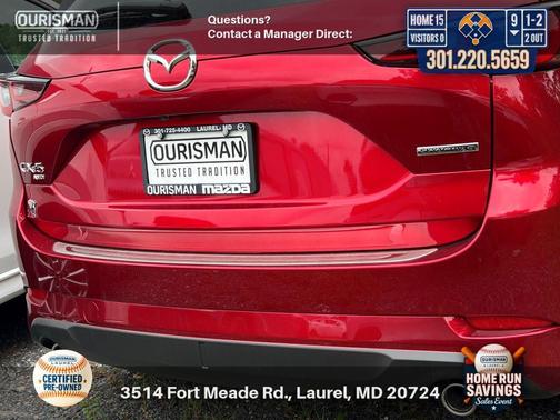 Soul Red Crystal Metallic 2025 Mazda CX-5 2.5 S Select Package