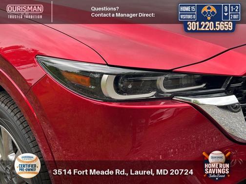 Soul Red Crystal Metallic 2025 Mazda CX-5 2.5 S Select Package