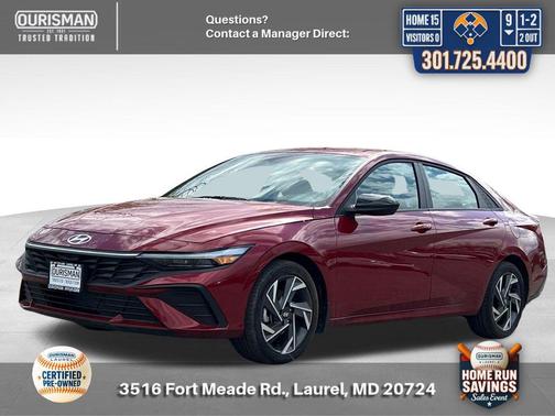 Ultimate Red 2025 Hyundai ELANTRA Sport