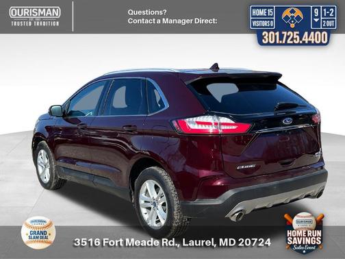 Burgundy Velvet Metallic Tinted Clearcoat 2020 Ford Edge SEL