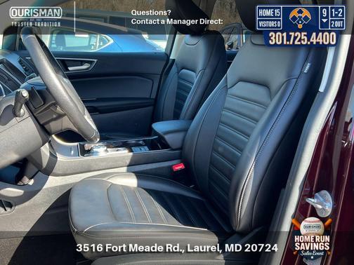 Burgundy Velvet Metallic Tinted Clearcoat 2020 Ford Edge SEL