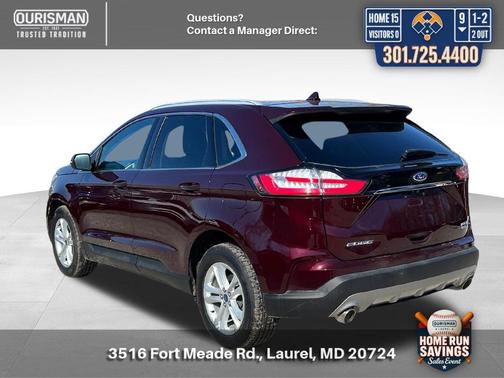 Burgundy Velvet Metallic Tinted Clearcoat 2020 Ford Edge SEL
