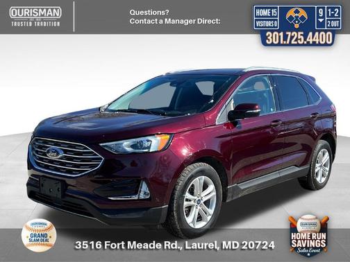 Burgundy Velvet Metallic Tinted Clearcoat 2020 Ford Edge SEL