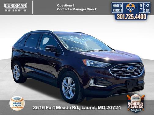 Burgundy Velvet Metallic Tinted Clearcoat 2020 Ford Edge SEL