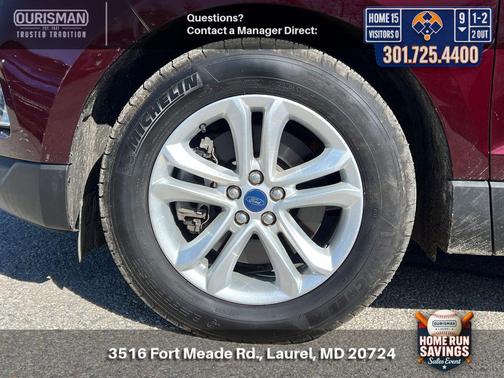 Burgundy Velvet Metallic Tinted Clearcoat 2020 Ford Edge SEL