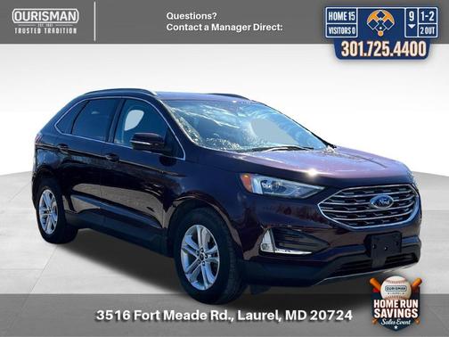 Burgundy Velvet Metallic Tinted Clearcoat 2020 Ford Edge SEL