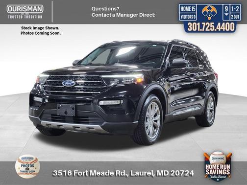 Agate Black Metallic 2020 Ford Explorer XLT