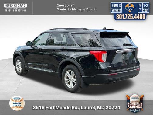 Agate Black Metallic 2020 Ford Explorer XLT
