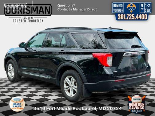 Agate Black Metallic 2020 Ford Explorer XLT