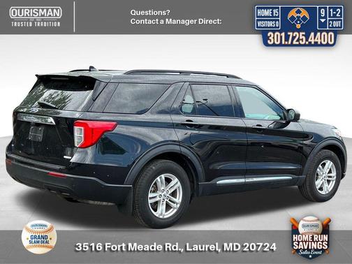 Agate Black Metallic 2020 Ford Explorer XLT