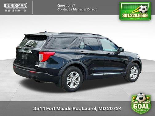 Agate Black Metallic 2020 Ford Explorer XLT