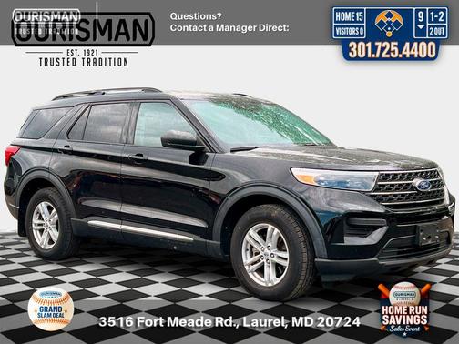 Agate Black Metallic 2020 Ford Explorer XLT