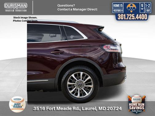 Burgundy Velvet Metallic Tinted Clearcoat 2023 Lincoln Nautilus Standard