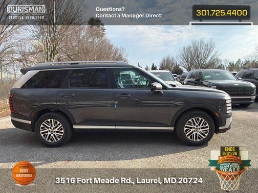 Gray 2026 Hyundai PALISADE SEL Premium 8P