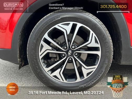 Lava Orange 2020 Hyundai SANTA FE Limited 2.0T