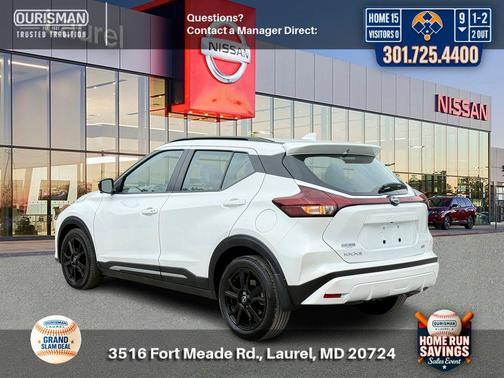 Aspen White 2024 Nissan Kicks SR