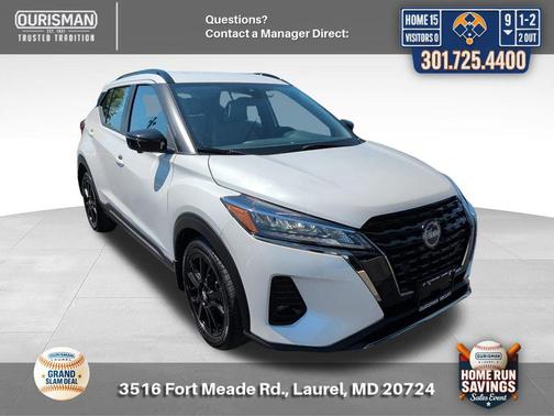 Aspen White 2024 Nissan Kicks SR