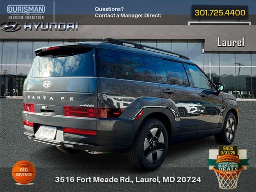 Gray 2026 Hyundai SANTA FE SEL 2.4