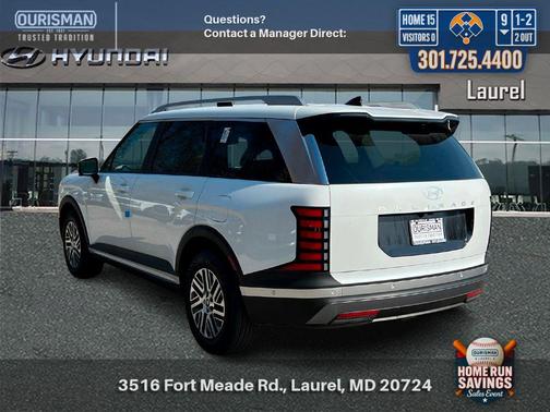 White Pearl 2026 Hyundai PALISADE SEL Premium 8P