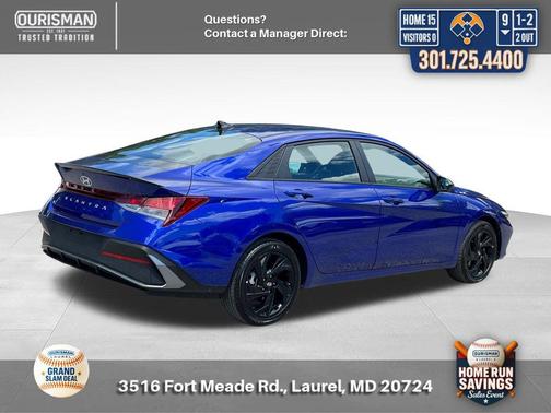 Intense Blue 2026 Hyundai ELANTRA Sport