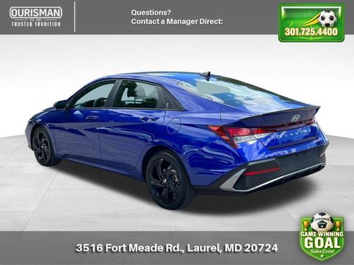 Intense Blue 2026 Hyundai ELANTRA Sport